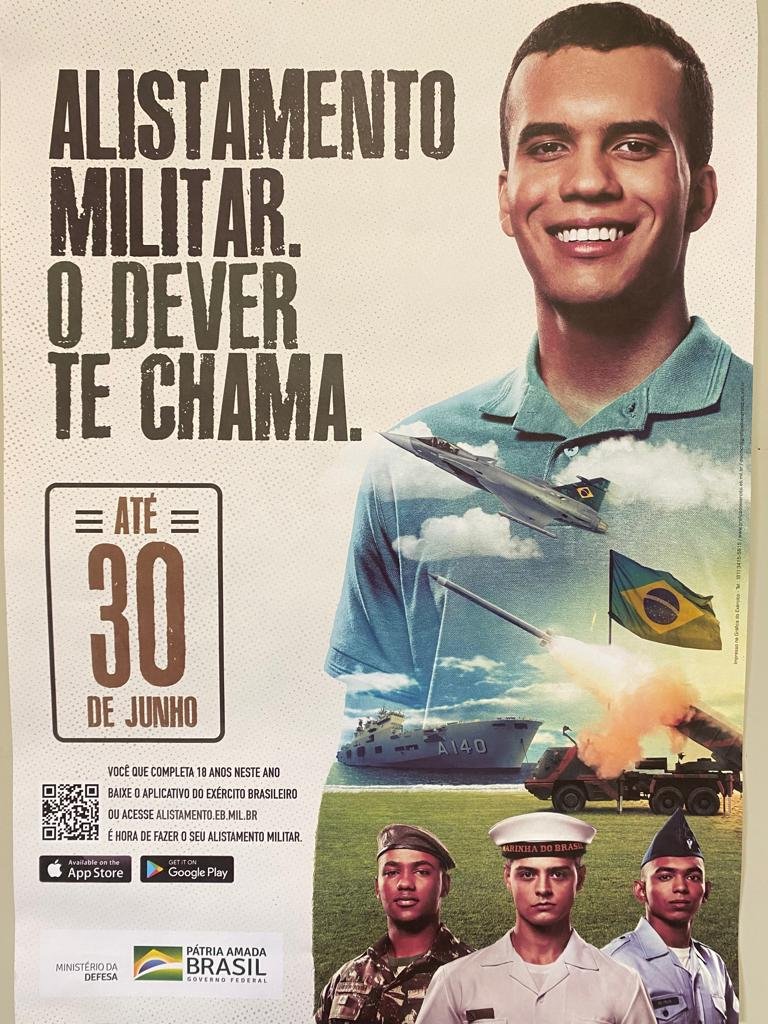 Alistamento Militar deve ser realizado até o dia 30 de junho